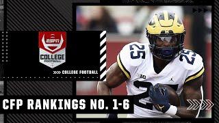 Top 6 College Football Playoff Rankings 