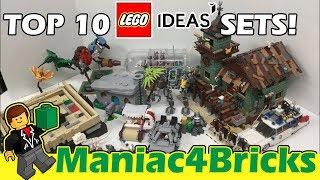 Top 10 LEGO Ideas Sets | Collect-A-Thon | Maniac4Bricks