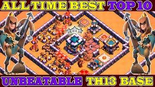 *** All Time Best TOP 10 *** TH13 War Base + Link ( 2021 ) | Unbeatable 