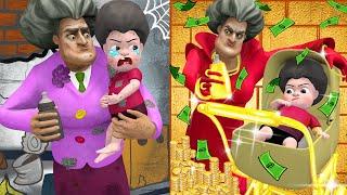 RICH VS POOR BABY - Swap the Child - Scary Teacher 3D | BuzzStar