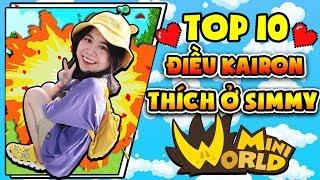 KAIRON - TOP 10 SỰ THẬT VỀ MÈO SIMMY MÀ KAIRON THÍCH NHẤT TRONG MINI WORLD