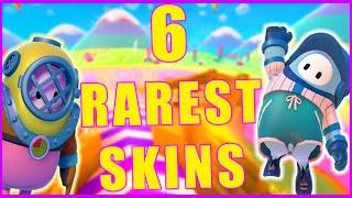 6 *RAREST* Skins  in Fall Guys! And Honorable Mentions