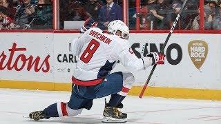 Дубль Овечкина позволил ему обойти Мессье / Ovechkin scores twice, passes Messier