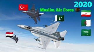 Top 5, Muslim Air Forces, 2020, | Muslims Country, | Turkey air force, | Pakistan air force,