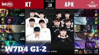 APK vs KT - Game 2 | Week 7 Day 4 S10 LCK Spring 2020 | APK Prince vs KT Rolster G2 W7D4