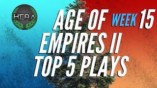 Age of Empires 2 Top 5 Plays | Ep. 15 | 6 December 2019