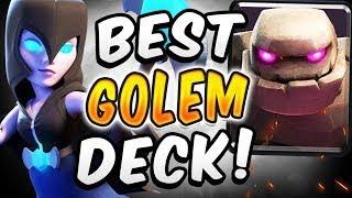 Best Golem Night Witch Lightning Deck! *NEW* Personal Best 6632 Trophies! Top Ladder! (Clash Royale)