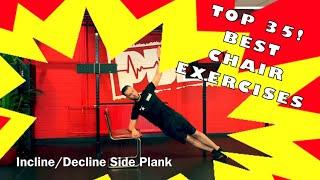 Top 35 Chair Exercises! The best Living Room Workout - Get Fit at Home!