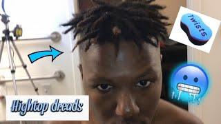 High top free form Dreads Retwist *4 Month journey 