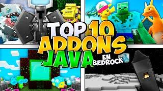 TOP 10 MEJORES MODS de JAVA que puedes jugar en Minecraft PE (Bedrock) 1.17.X y 1.17.2 | Addons