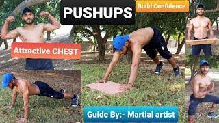 INTENSE PUSHUPS TO BUILD  CONFIDENCE , FOR BOYS AND GIRLS, TOP 10 FORMS OF PUSHUPS