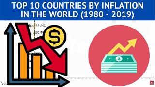 Top 10 Countries by Inflation Rate in the world (1980 - 2019) | Country Comparison| Vital Statistics