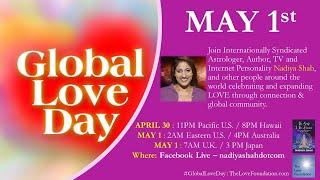 Celebrating #GlobalLoveDay + Venus Rx Musings May 1 2020 Facebook Live Astrology Horoscope