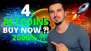 Top 4 Altcoins I'm Buying Now 