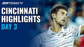 Djokovic Keeps Streak Alive; Murray Turns Back Clock  | Cincinnati 2020 Highlights Day 3