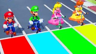 Super Mario Party - Minigames - Mario vs Luigi vs Peach vs Daisy (Master CPU)