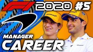 F1 2020 McLaren Manager Career - NEW LEGENDARY ENGINE! OUR BEST RACE SO FAR?! #5