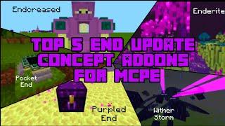 Top 5 End Update Concept Mods And Addons For Minecraft PE/Bedrock 1.16+ [Mobile, Windows 10]