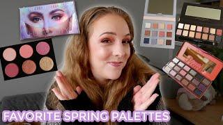 FAVORITE SPRING PALETTES // Top 10 eyeshadow palettes perfect for spring