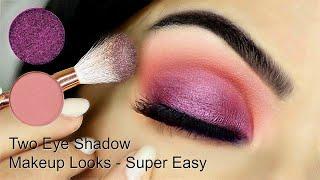 Beginners Eye Makeup Tutorial Using One Matte and One Metallic | How To Apply Eyeshadow