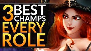 Top 3 BROKEN CHAMPIONS to MAIN of EVERY ROLE - 10.5 BEST Meta Picks and Tips | LoL Pro Guide