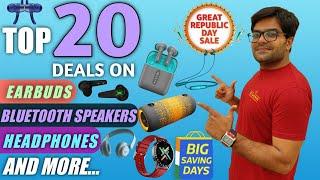 Amazon Great Republic Day Sale & Flipkart Big Saving Days 2022 ⚡⚡ BEST Deals on Earbuds / Speakers..