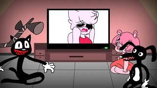 Peppa Pig React To Piggy Memes with Cartoon Cat Siren Head Cartoon Dog FUNNY PIGGY MEMES