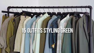 How to Style Green Outfits | Monochromatic Color Theory in Men’s Fashion