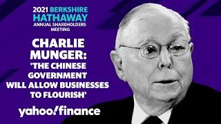 Charlie Munger: 'The Chinese government will allow businesses to flourish'