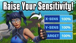 Why You Should RAISE Your Sensitivity In Chapter 2! - Fortnite Battle Royale