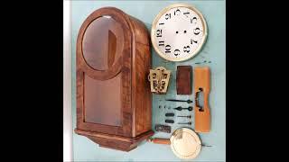 photoshoot JUNGHANS Wall Clock PFEILKREUZ BAUHAUS TOP Antique Pendulum 1929 Germany SERVICE