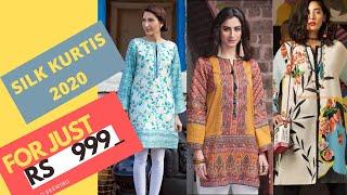 UNBELIEVABLE TOP 15 SILK KURTIS 2020 ORIGINAL-LIVE VIDEO-BRANDED-ORDER NOW INTERNATIONAL