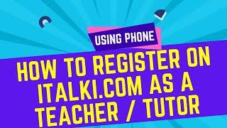 iTalki Community Tutor Application Process | iTalki Become a Teacher |How To Teach English on iTalki