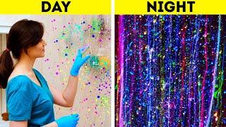 DAY VS NIGHT || STUNNING DIY IDEAS