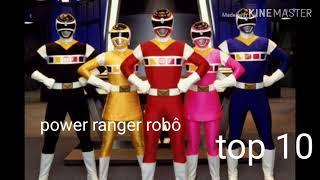 top 10 power ranger