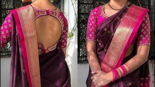 Top10 Designer Blouses For Silk Sarees | Maggam Work Blouses For Pattu Sarees| Designer Blouses 2021