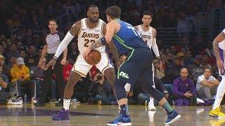 Luka Splashes LeBron! Mavs Snap Lakers 10 Game Streak! 2019-20 NBA Season