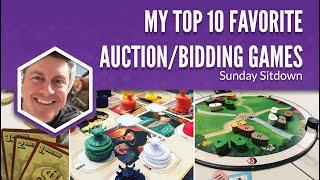 Top 10 Favorite Auction/Bidding Games