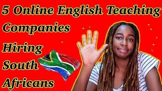 Top 5 Online English Teaching Jobs for South African Teachers