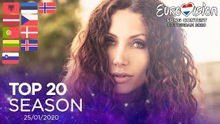 Eurovision Season 2020 | MY TOP 20 (so far) | 25/01/2020 [NEW