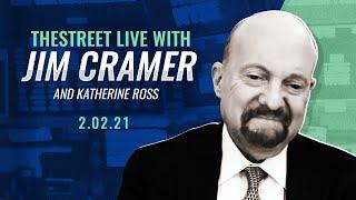 LIVE | GME, Robinhood, Uber: Jim Cramer's Stock Market Breakdown - February 2