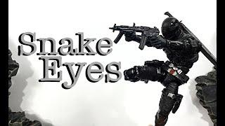 Hasbro G I  Joe Classified Series Black Variant SNAKE EYES Action Figure Review