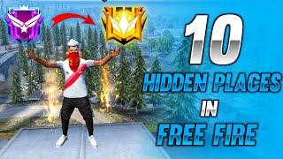 Top 10 Hidden Place In Free Fire | Secret Place In Bermuda2.0 | Dynamatic Gaming