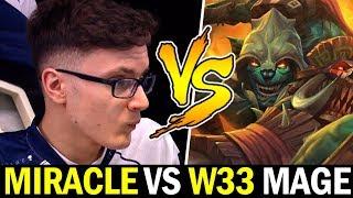 MIRACLE Monkey King vs his Best Friend Mage & W33 Dota 2