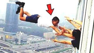 Top 10 LUCKIEST PEOPLE Caught On VIDEO! (Close Calls Caught On Camera)