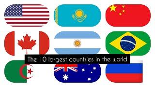 TOP 10 MOST BEAUTIFUL BIGGEST COUNTRY IN THE WORLD.TOP 10 TWENTY