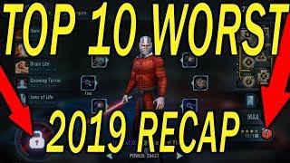 Top 10 Worst Moments of 2019 - Star Wars: Galaxy of Heroes - SWGoH