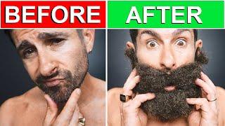 Grow a THICKER Beard & MORE Facial Hair FAST! (Even With BAD Genetics)