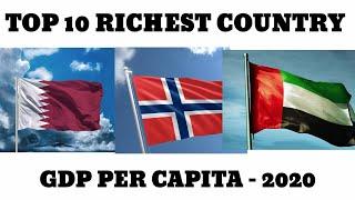 Top 10 Richest Country In The World - GDP Per Capita 2020 | Fantastic 10's |