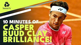 10 MINUTES OF: Casper Ruud Clay Court Brilliance! 